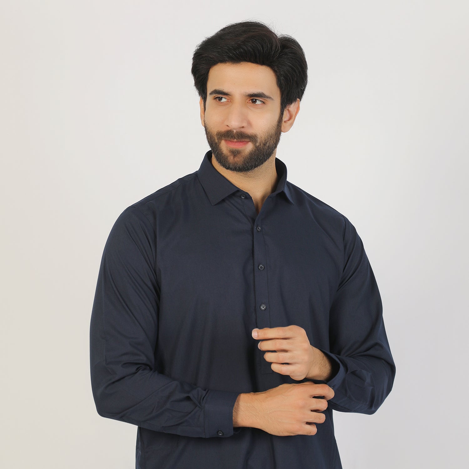 Eminent Men's Kameez Shalwar Plain Suit - Navy Blue, Men's Shalwar Kameez, Eminent, Chase Value