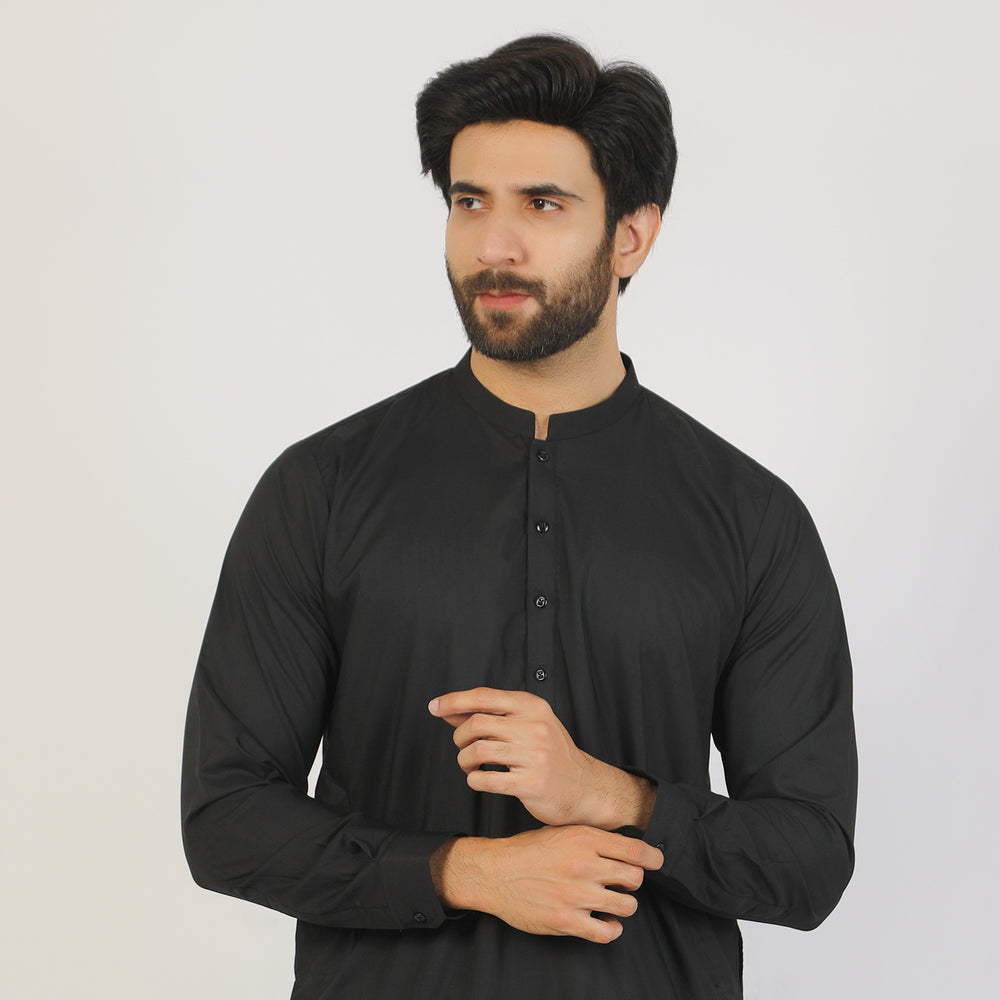 Eminent Men's Shalwar Plain Suit - Black, Men's Shalwar Kameez, Eminent, Chase Value