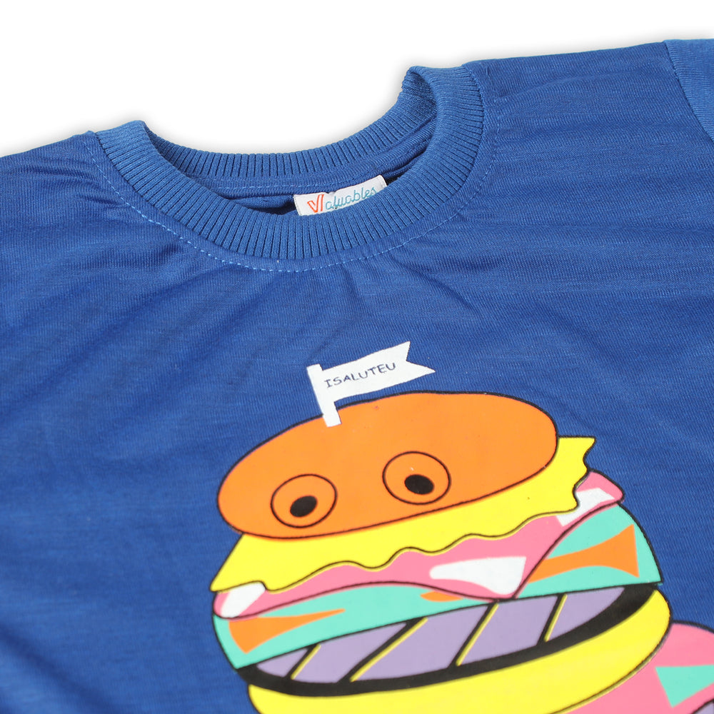 Boys Half Sleeves Suit - Royal Blue, Boys Sets & Suits, Chase Value, Chase Value