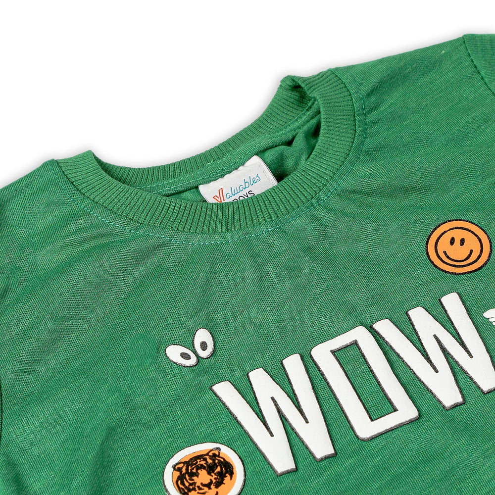 Boys Half Sleeves Suit - Green, Boys Sets & Suits, Chase Value, Chase Value