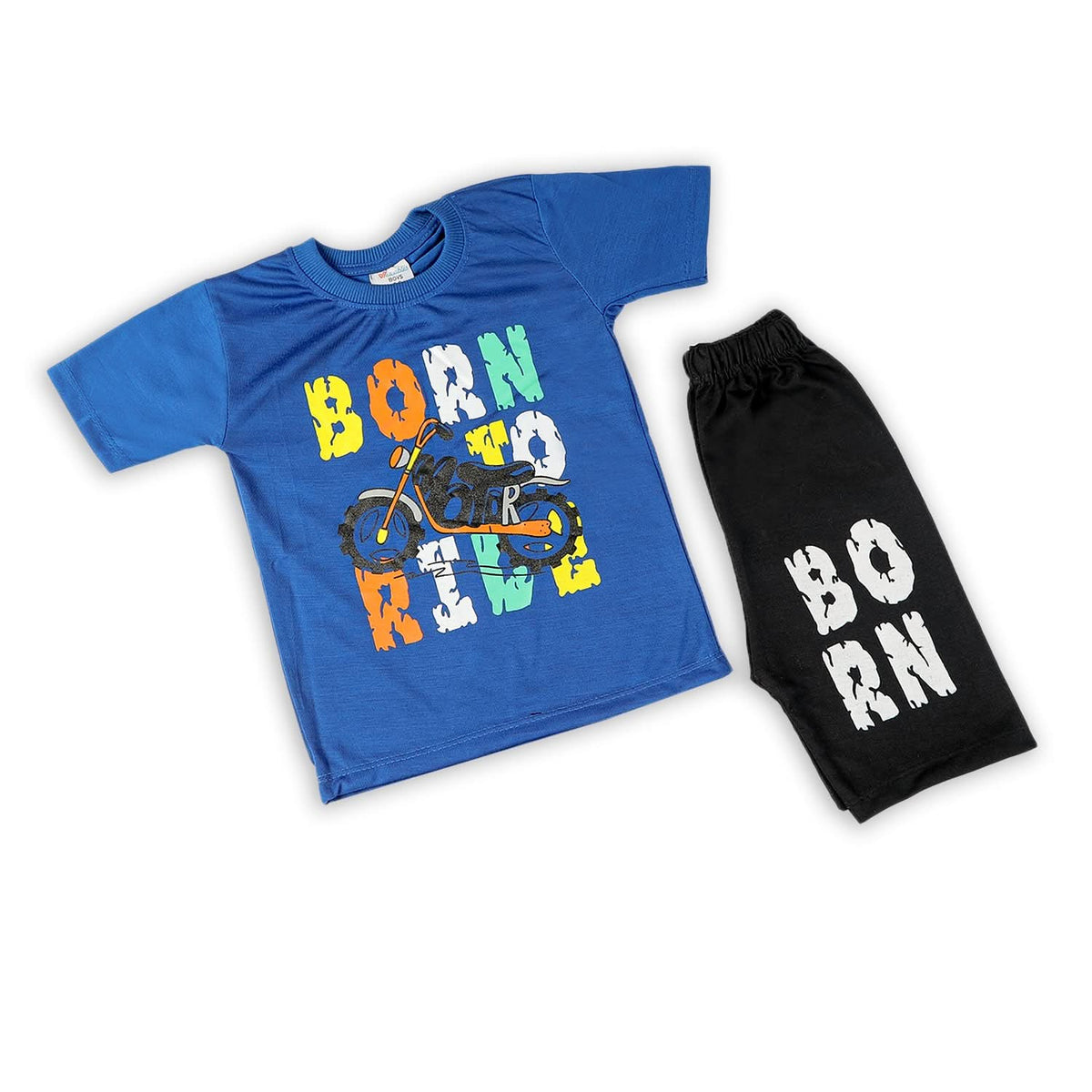 Boys Half Sleeves Suit - Royal Blue, Boys Sets & Suits, Chase Value, Chase Value