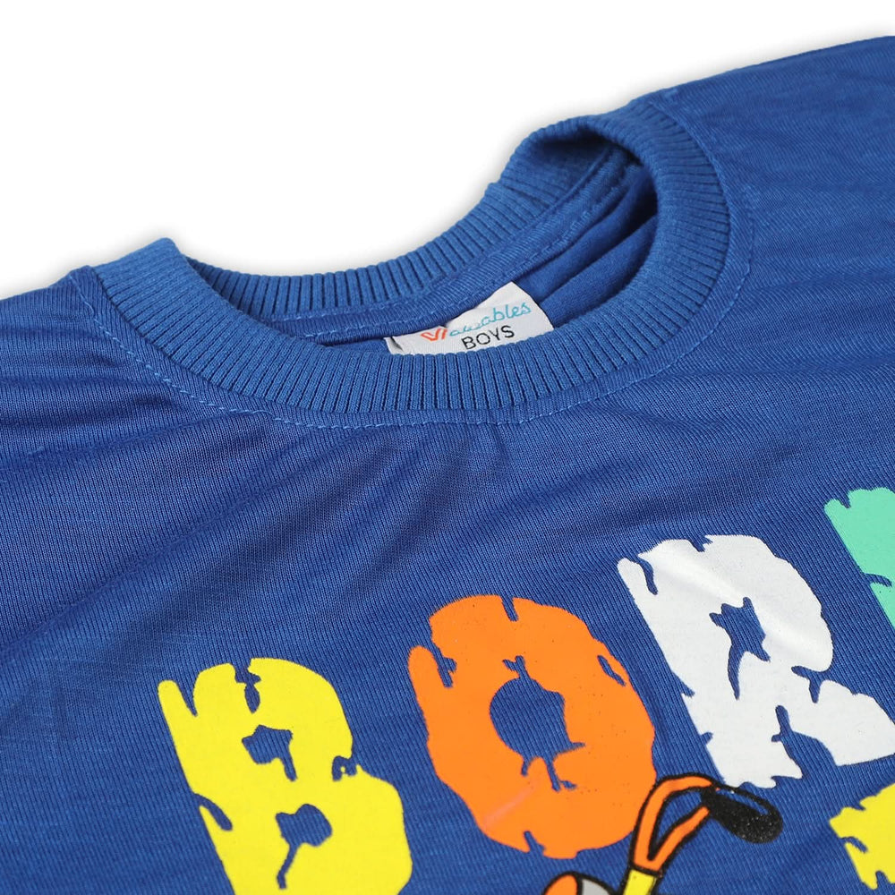 Boys Half Sleeves Suit - Royal Blue, Boys Sets & Suits, Chase Value, Chase Value