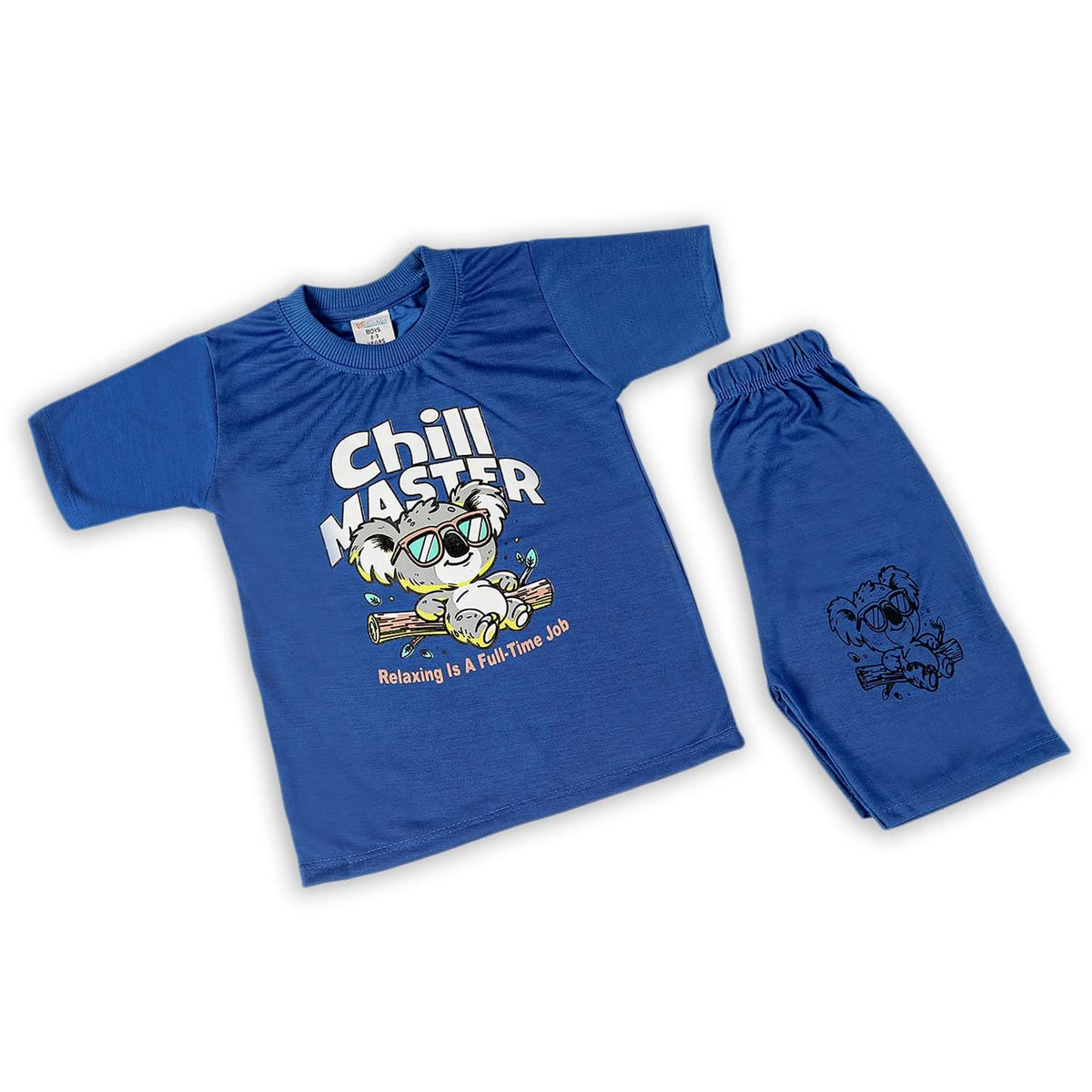 Boys Half Sleeves Suit - Royal Blue, Boys Sets & Suits, Chase Value, Chase Value
