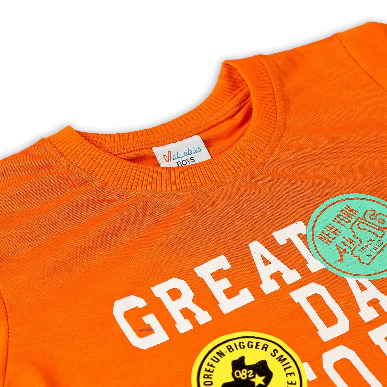 Boys Half Sleeves Suit - Orange, Boys Sets & Suits, Chase Value, Chase Value