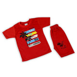 Boys Half Sleeves Suit - Red, Boys Sets & Suits, Chase Value, Chase Value