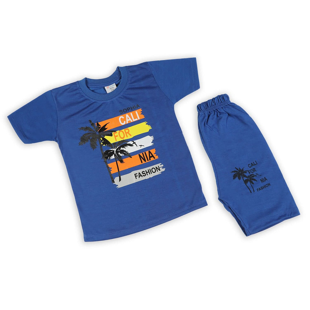 Boys Half Sleeves Suit - Royal Blue, Boys Sets & Suits, Chase Value, Chase Value