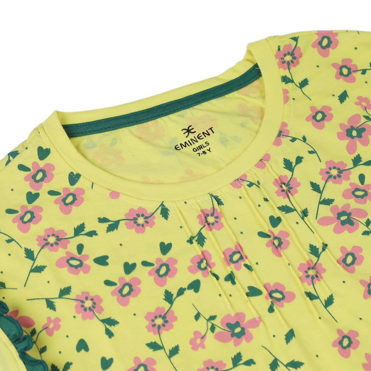 Eminent Girls Sleeveless T-Shirt - Light  Yellow, Girls T-Shirts, Eminent, Chase Value