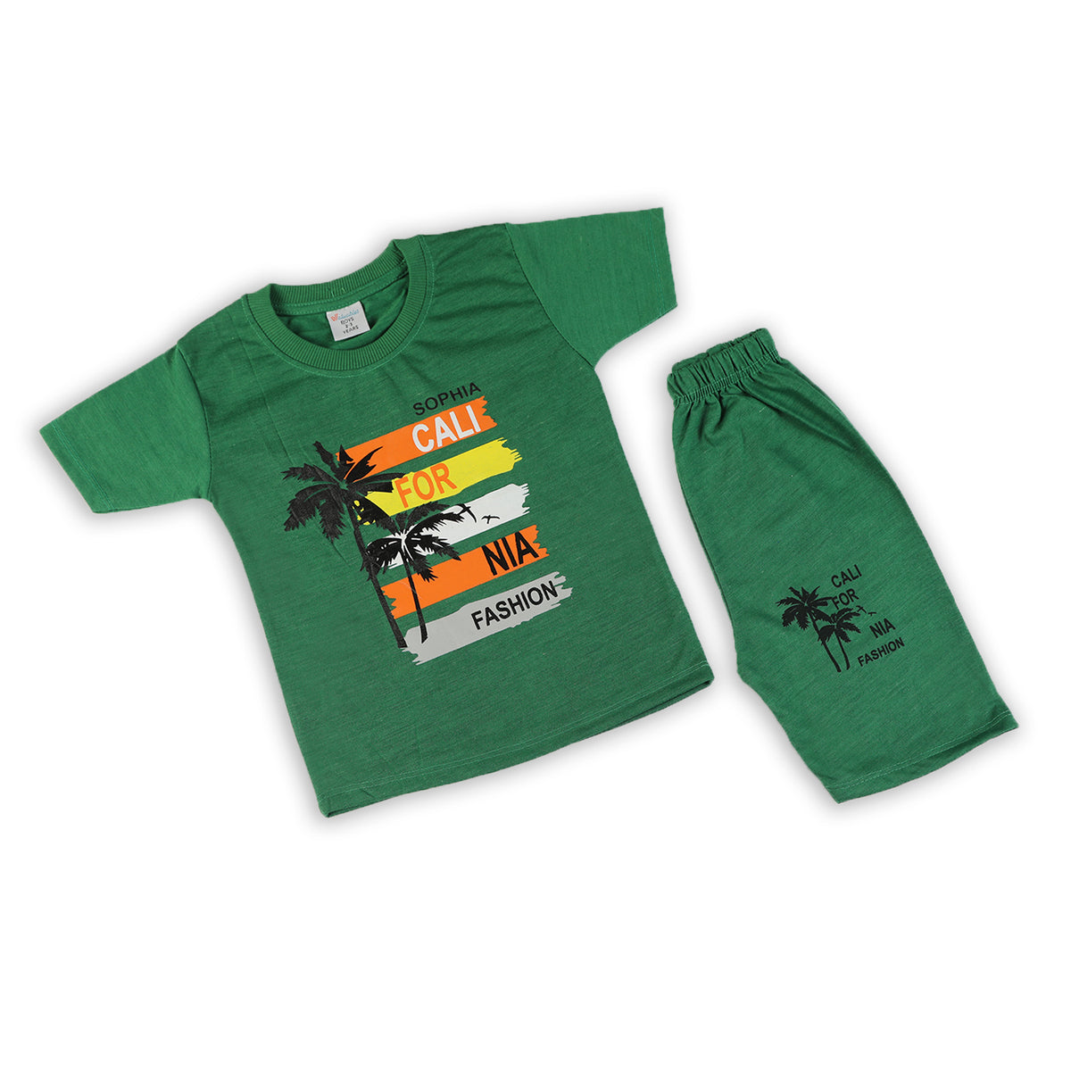 Boys Half Sleeves Suit - Green, Boys Sets & Suits, Chase Value, Chase Value