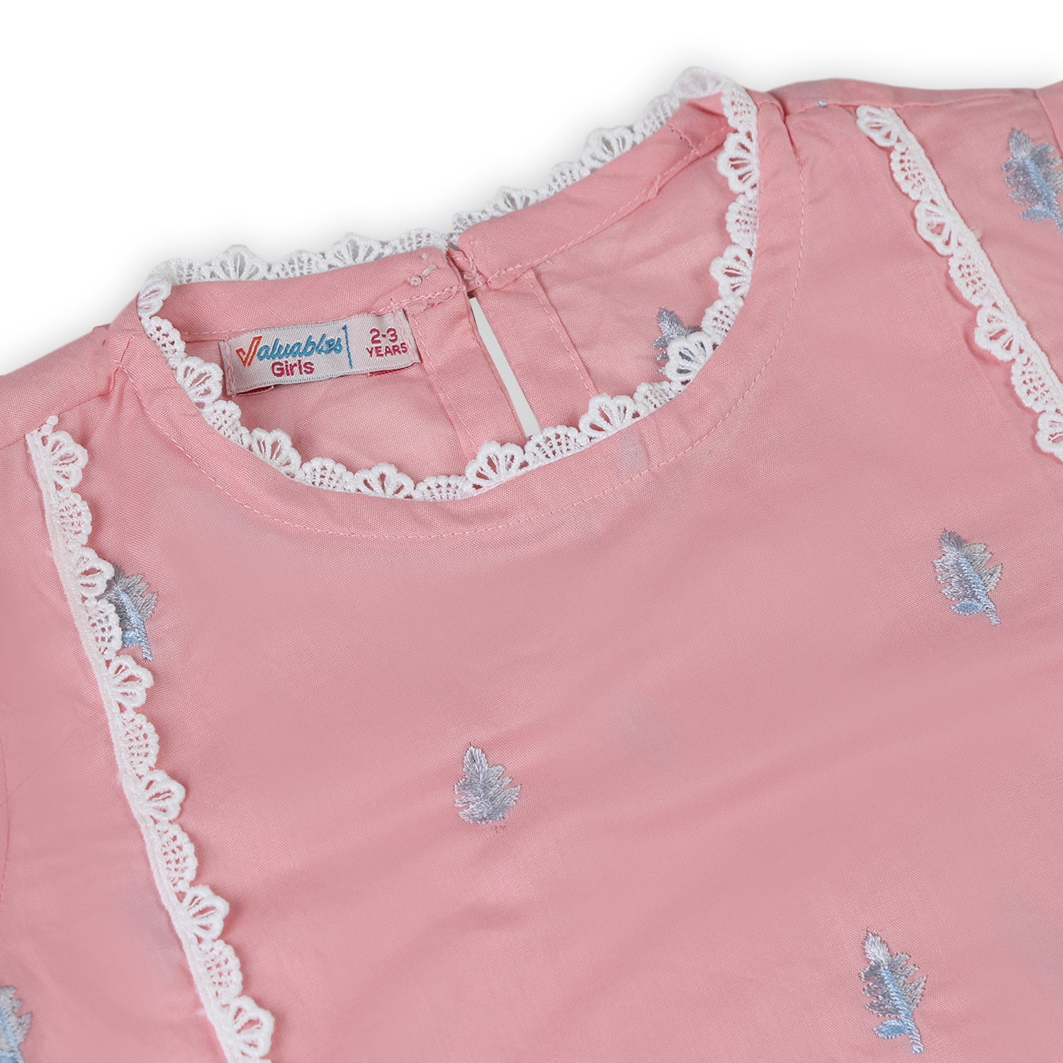 Girls Embroidered 02 Pcs Suits - Pink, Girls Shalwar Kameez, Chase Value, Chase Value