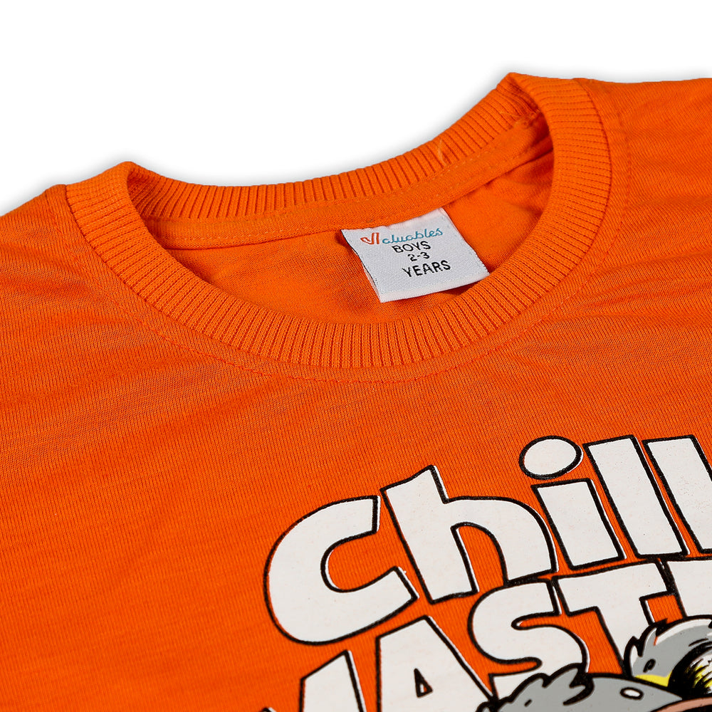 Boys Half Sleeves Suit - Orange, Boys Sets & Suits, Chase Value, Chase Value