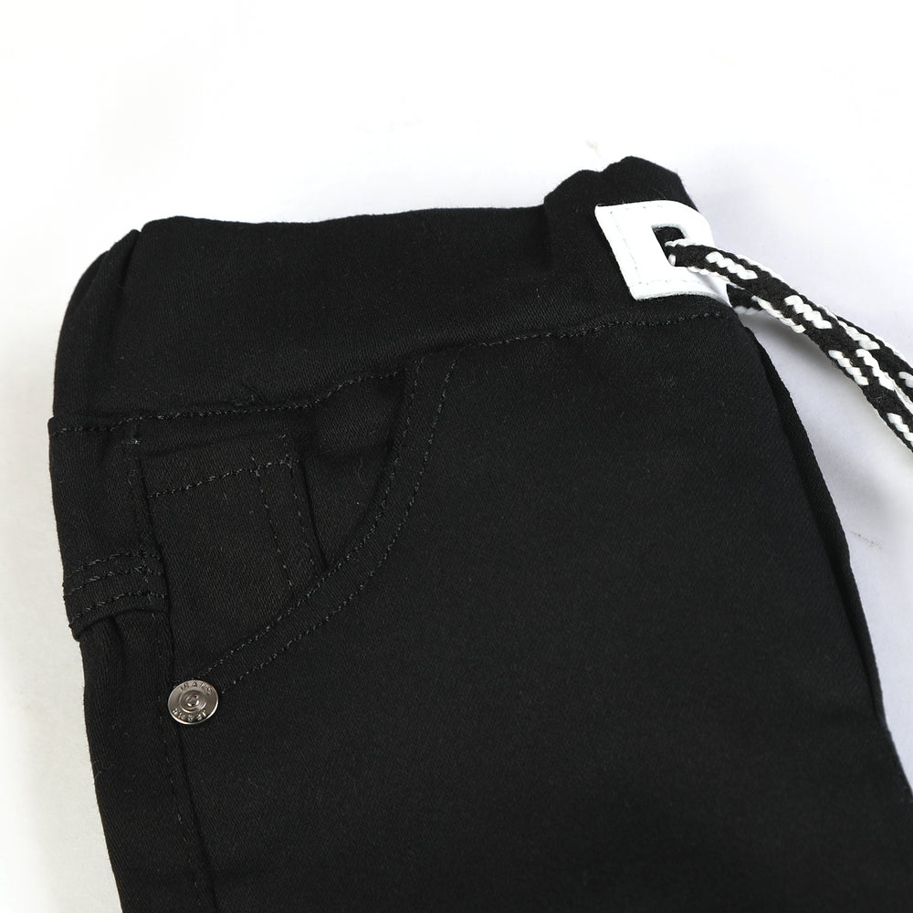 Girls Denim Pant - Black, Girls Pants & Capri, Chase Value, Chase Value