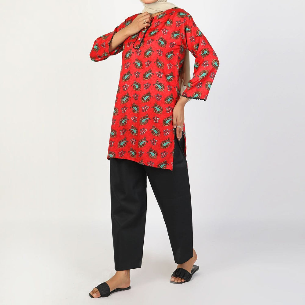 Women's Printed  2Pcs  Suit - Multi Color, Women Shalwar Suits, Chase Value, Chase Value