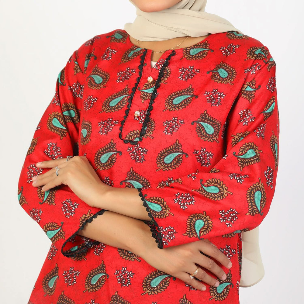 Women's Printed  2Pcs  Suit - Multi Color, Women Shalwar Suits, Chase Value, Chase Value