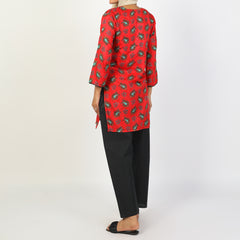 Women's Printed  2Pcs  Suit - Multi Color