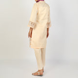 Women's Dobbi 2Pcs Suit - Peach, Women Shalwar Suits, Chase Value, Chase Value