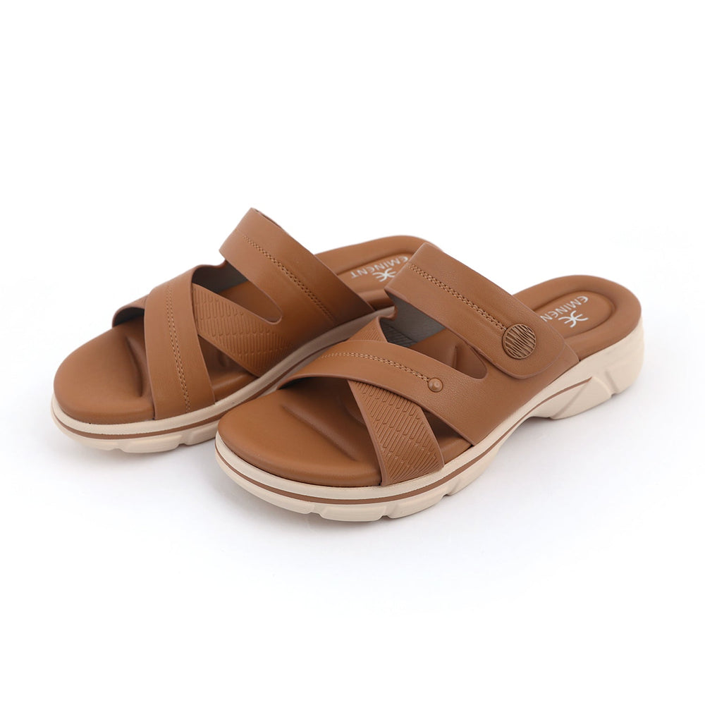 Eminent Women's Softy Slipper - Khaki, Women Slippers, Eminent, Chase Value