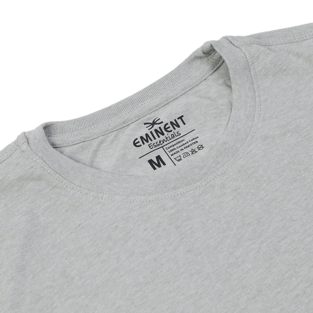 Eminent Men's Crew Neck Half Sleeves T-Shirt - Grey, Men's T-Shirts & Polos, Eminent, Chase Value