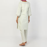 Women's Slub 2Pcs Suit - Light Green, Women Shalwar Suits, Chase Value, Chase Value