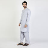 Men's Slim Fit Shalwar Suit - Blue, Men's Shalwar Kameez, Chase Value, Chase Value