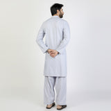 Men's Slim Fit Shalwar Suit - Blue, Men's Shalwar Kameez, Chase Value, Chase Value