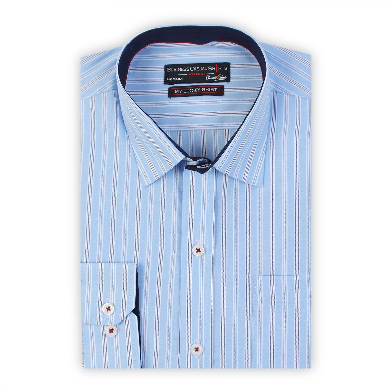 Valuable Men's Casual Shirt - Blue, Men's Shirts, Chase Value, Chase Value