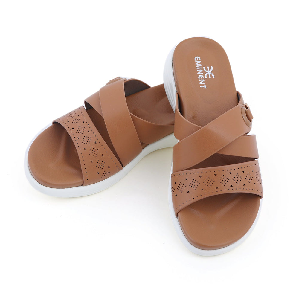 Eminent Women's Softy Slipper - Khaki, Women Slippers, Eminent, Chase Value