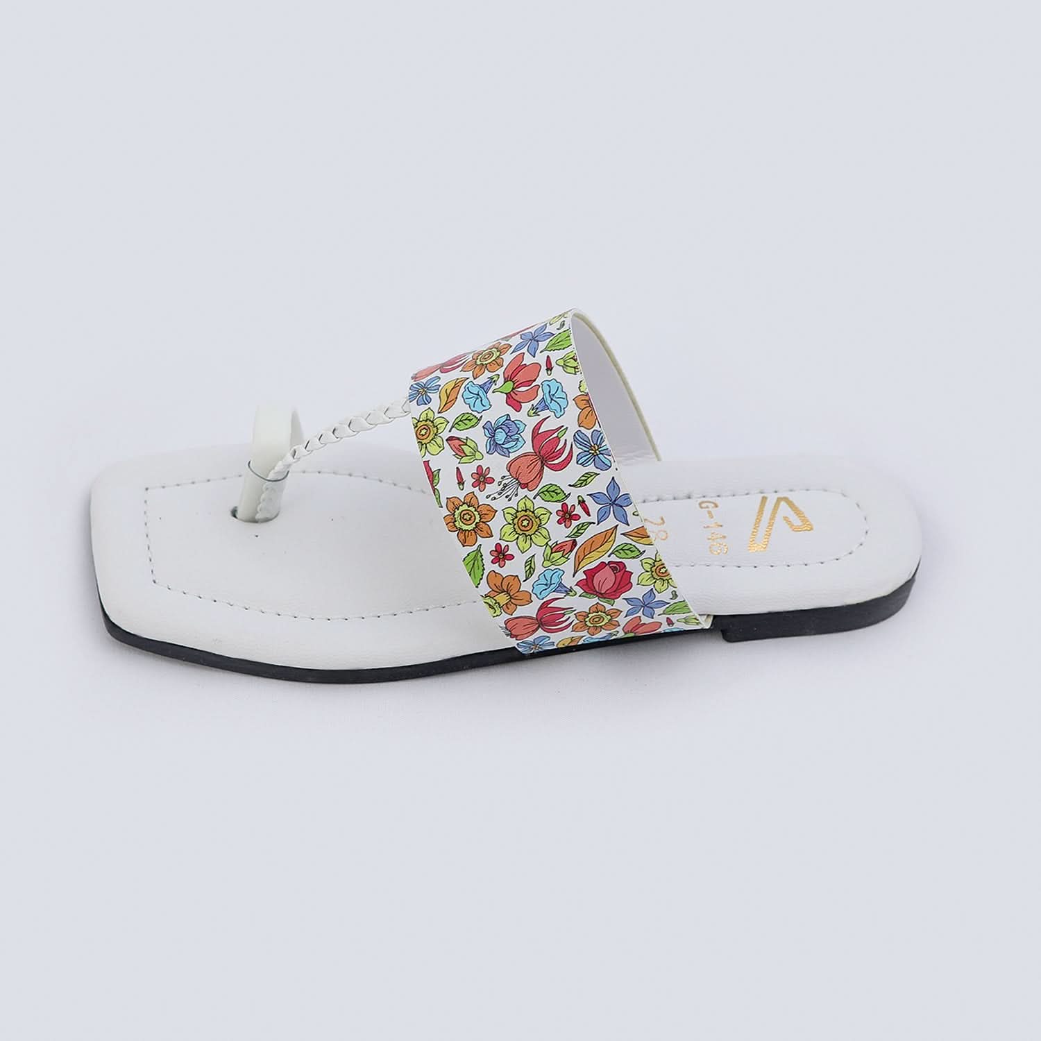 Girls Slipper - White, Girls Slippers, Chase Value, Chase Value