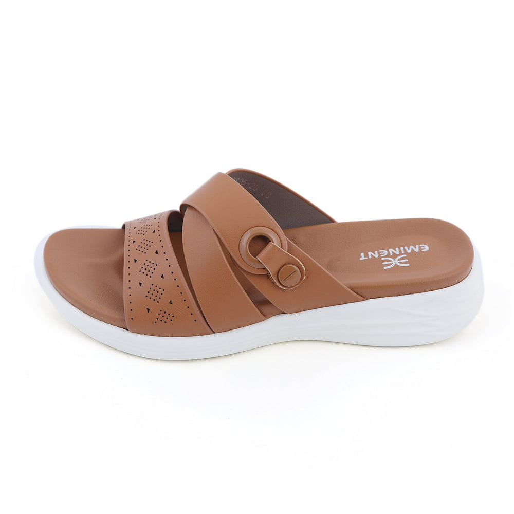 Eminent Women's Softy Slipper - Khaki, Women Slippers, Eminent, Chase Value