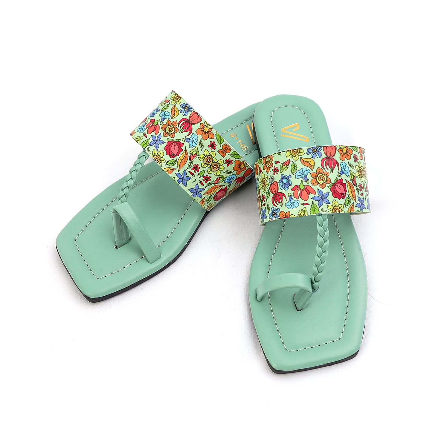 Girls Slipper - Green, Girls Slippers, Chase Value, Chase Value