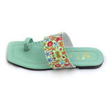 Girls Slipper - Green, Girls Slippers, Chase Value, Chase Value