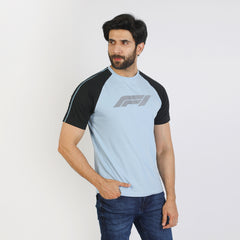Eminent Men's Half Sleeves T-Shirt - Celestial