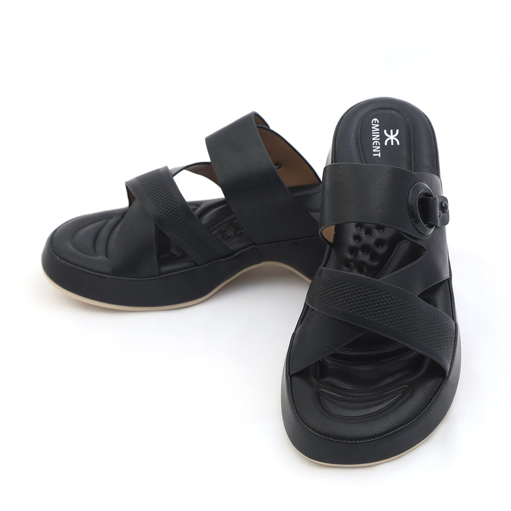 Eminent Women's Softy Slipper - Black, Women Slippers, Eminent, Chase Value