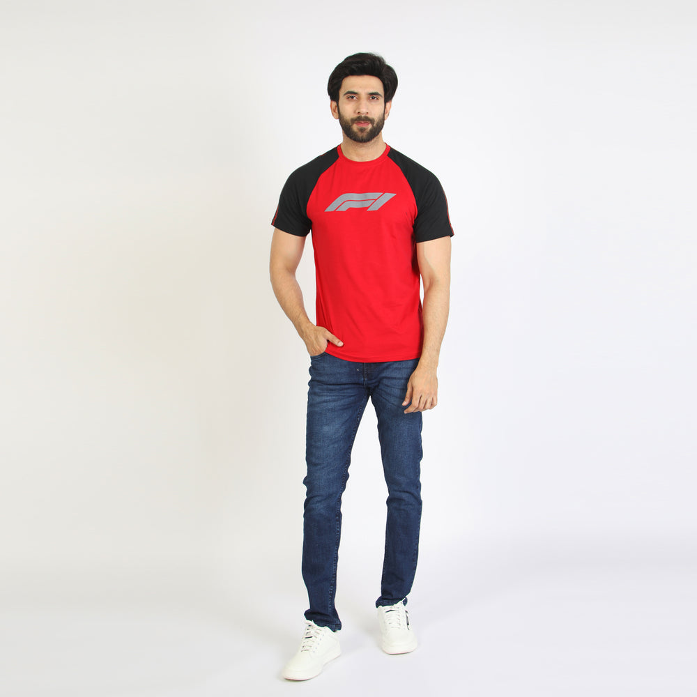 Eminent Men's Half Sleeves T-Shirt - Red, Men's T-Shirts & Polos, Eminent, Chase Value
