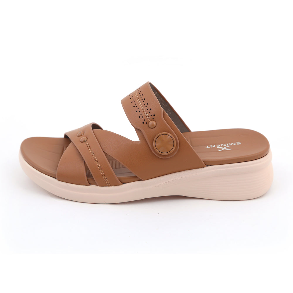 Eminent Women's Softy Slipper - Khaki, Women Slippers, Eminent, Chase Value