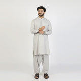 Eminent Men's Embroidered Shalwar Suit - Grey, Men's Shalwar Kameez, Eminent, Chase Value