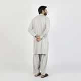 Eminent Men's Embroidered Shalwar Suit - Grey, Men's Shalwar Kameez, Eminent, Chase Value