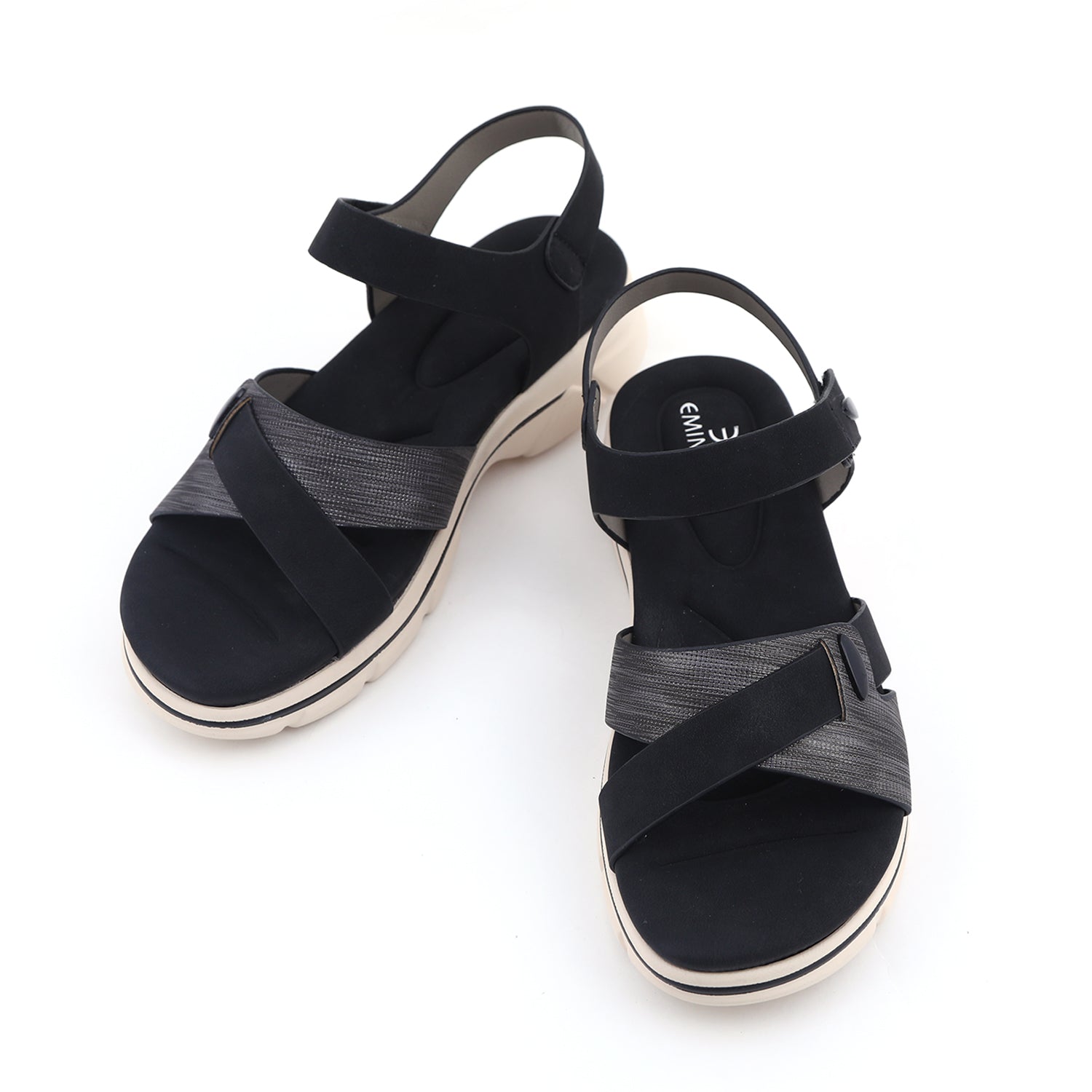 Eminent Women's Softy Sandal - Black, Women Sandals, Eminent, Chase Value