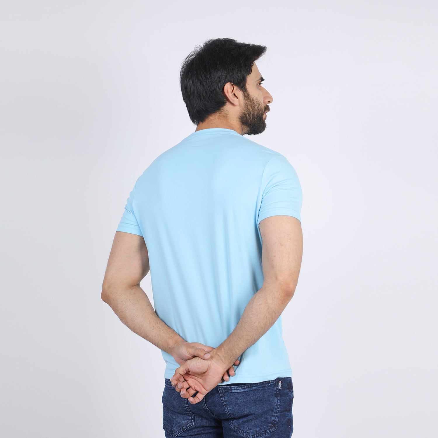 Eminent Men's Half Sleeves T-Shirt - Ice Blue, Men's T-Shirts & Polos, Eminent, Chase Value