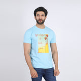 Eminent Men's Half Sleeves T-Shirt - Ice Blue, Men's T-Shirts & Polos, Eminent, Chase Value