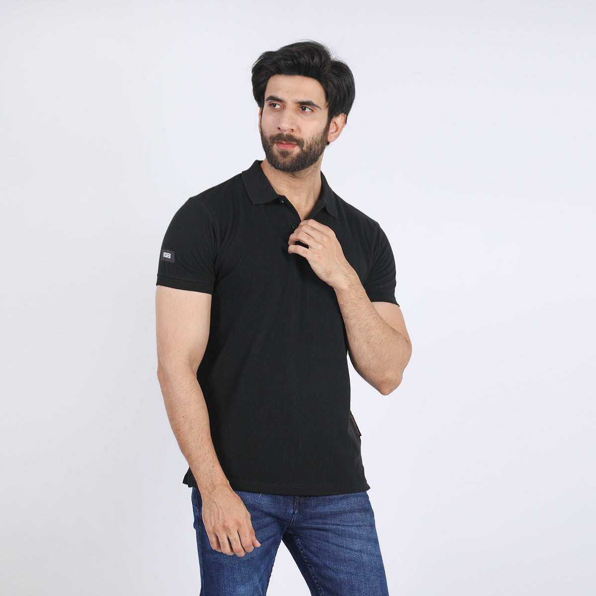 Eminent Men's Half Sleeves Polo T-Shirt - Black, Men's T-Shirts & Polos, Eminent, Chase Value