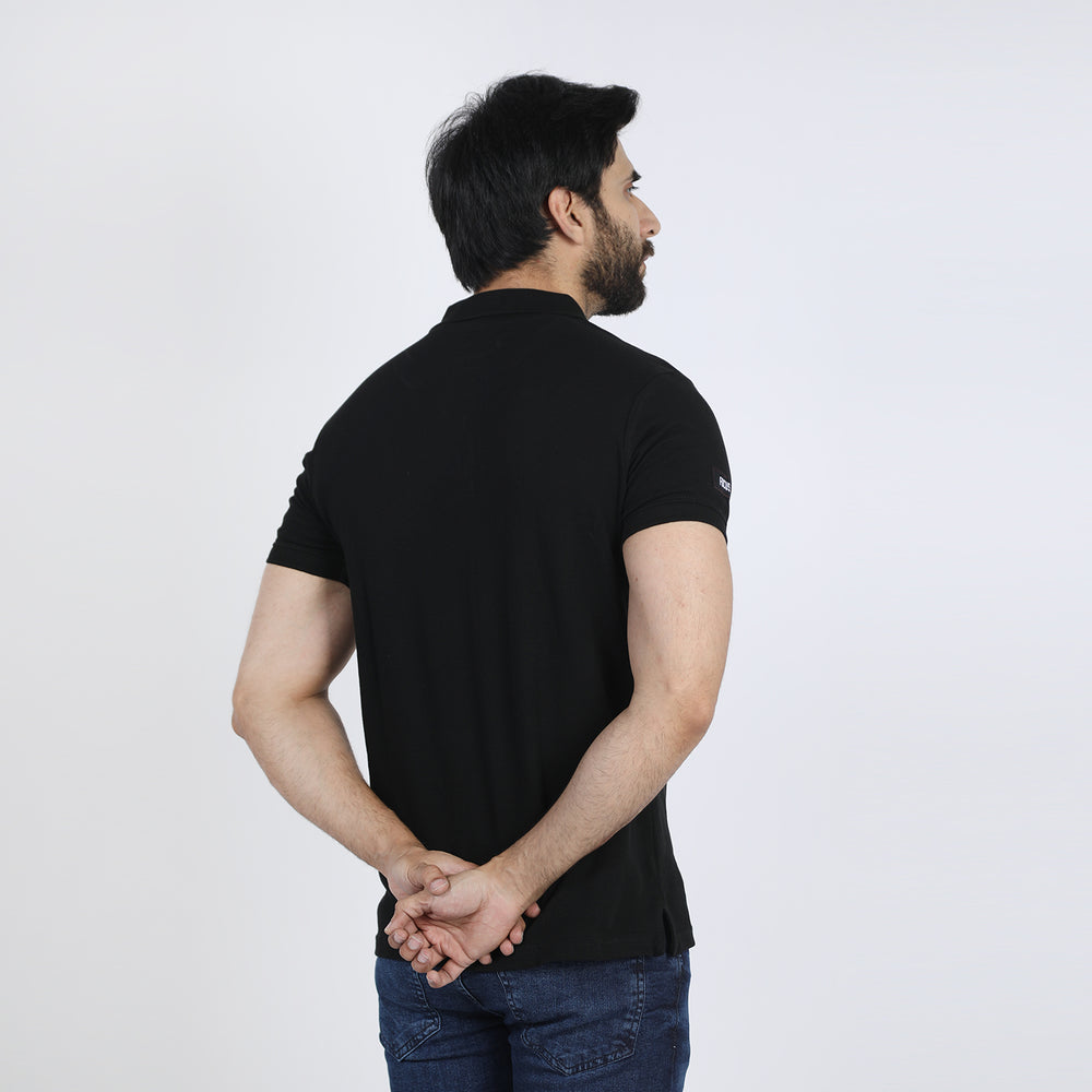 Eminent Men's Half Sleeves Polo T-Shirt - Black, Men's T-Shirts & Polos, Eminent, Chase Value
