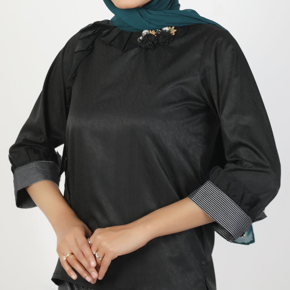 Eminent Women's Silk Co-Ord Suit - Black, Women Co-Ord Set, Eminent, Chase Value