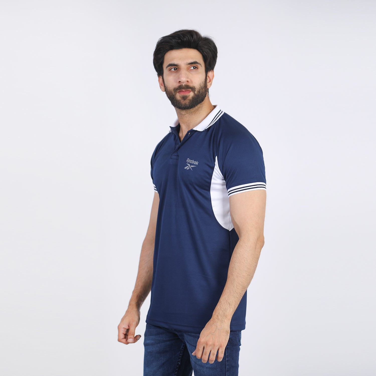 Men's Half Sleeves Polo T-Shirt - Navy Blue, Men's T-Shirts & Polos, Chase Value, Chase Value