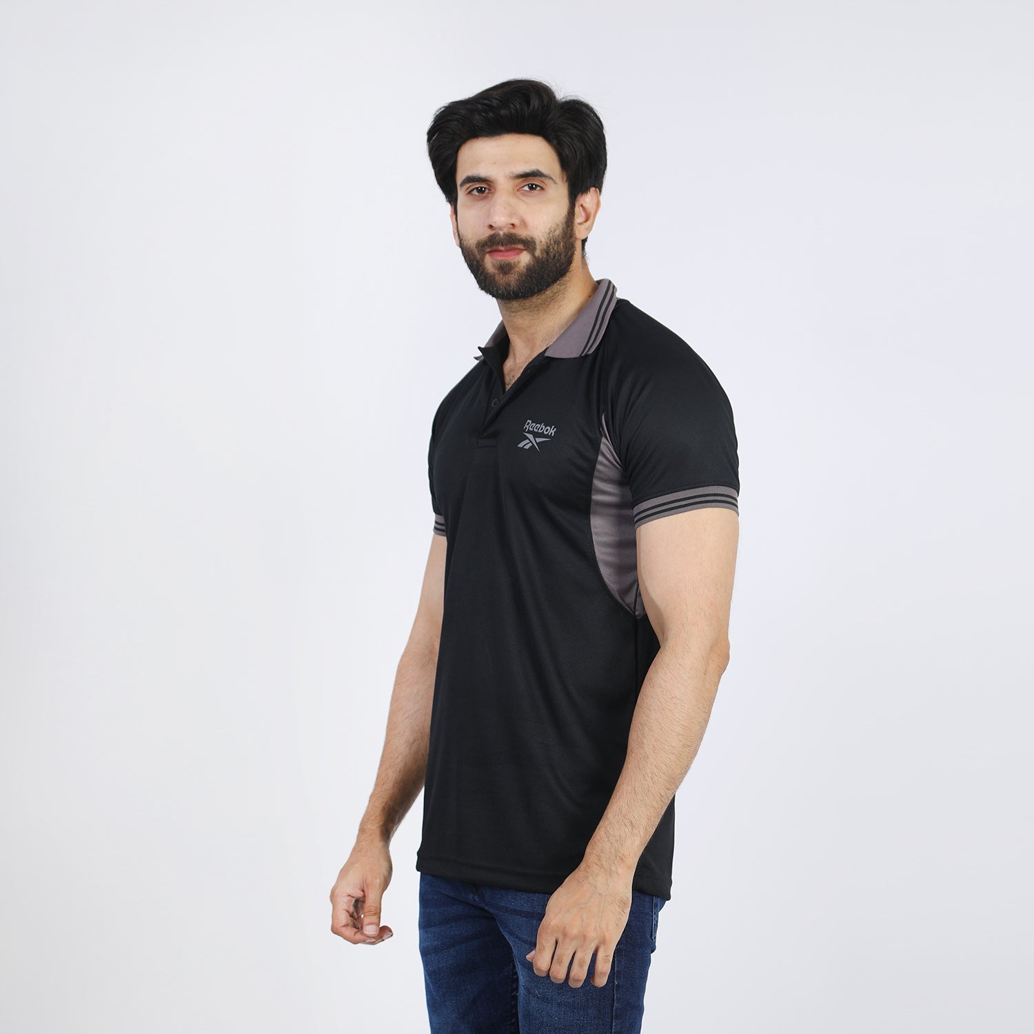 Men's Half Sleeves Polo T-Shirt - Black, Men's T-Shirts & Polos, Chase Value, Chase Value