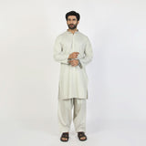 Men's Slim Fit Shalwar Suit - Pista, Men's Shalwar Kameez, Chase Value, Chase Value