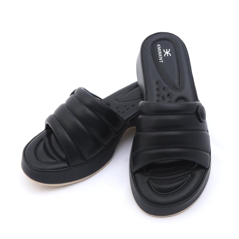 Eminent Women's Softy Slipper - Black, Women Slippers, Eminent, Chase Value