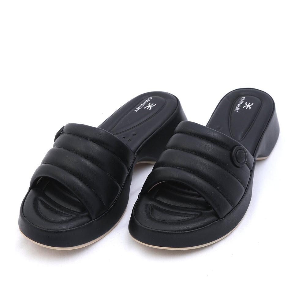 Eminent Women's Softy Slipper - Black, Women Slippers, Eminent, Chase Value