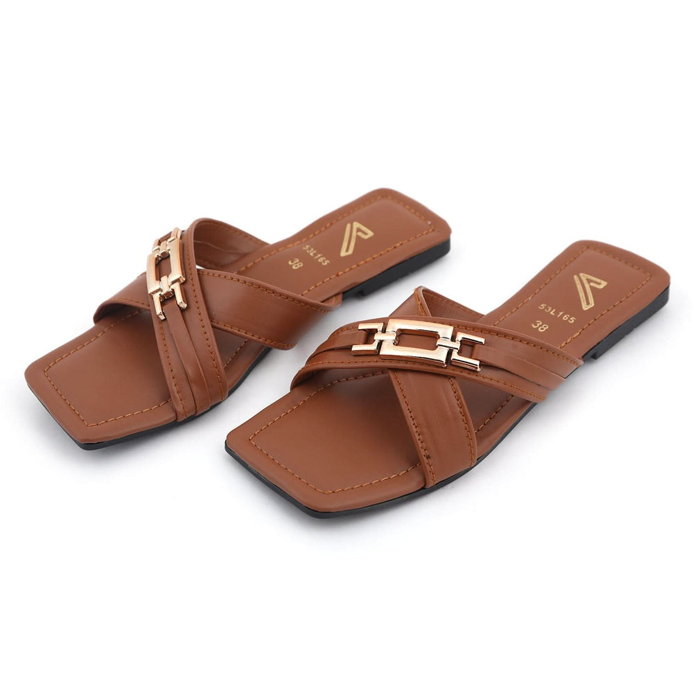 Women's Slipper - Mustard, Women Slippers, Chase Value, Chase Value