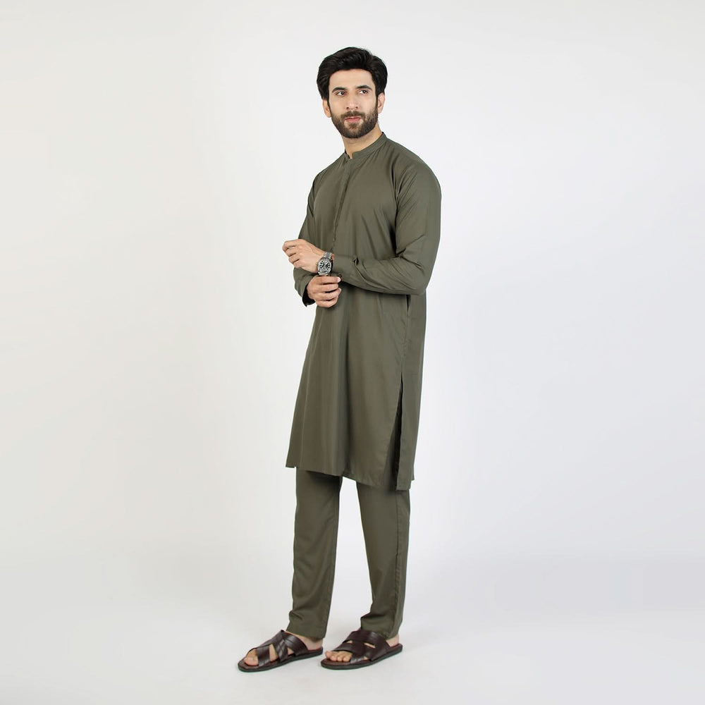 Eminent Men's Kurta Pajama Fancy Suit - Green, Men's Shalwar Kameez, Eminent, Chase Value