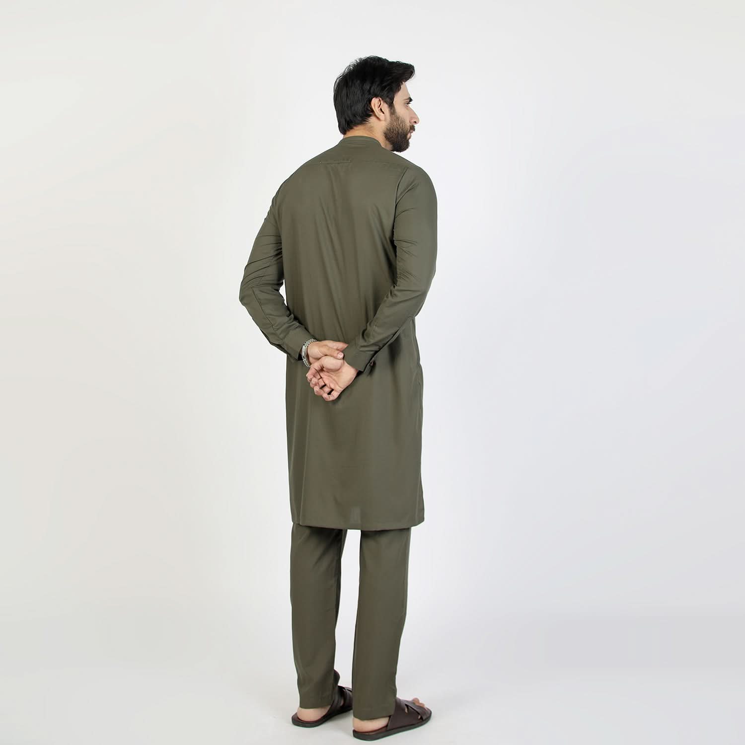 Eminent Men's Kurta Pajama Fancy Suit - Green, Men's Shalwar Kameez, Eminent, Chase Value